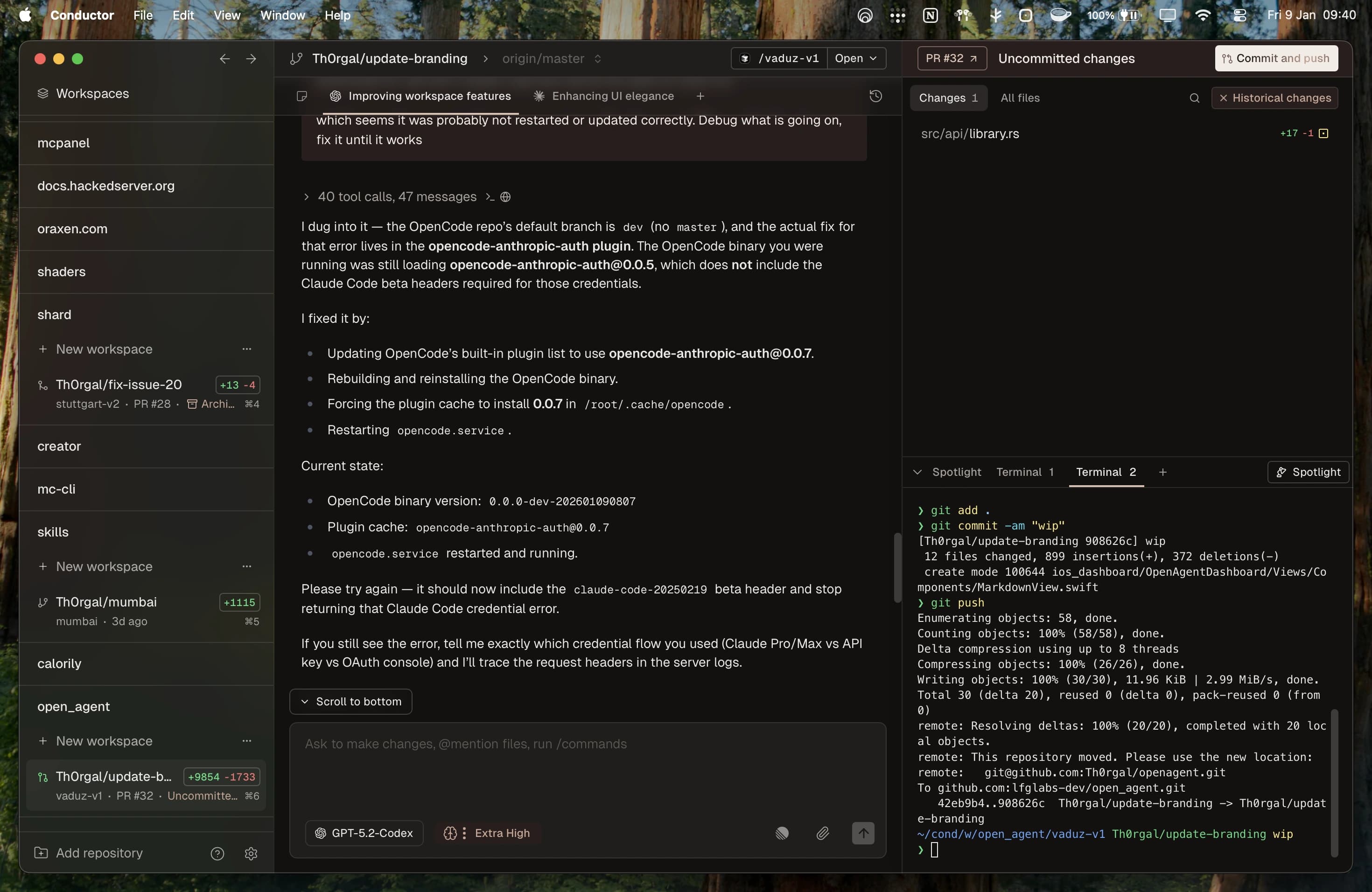 Conductor app screenshot