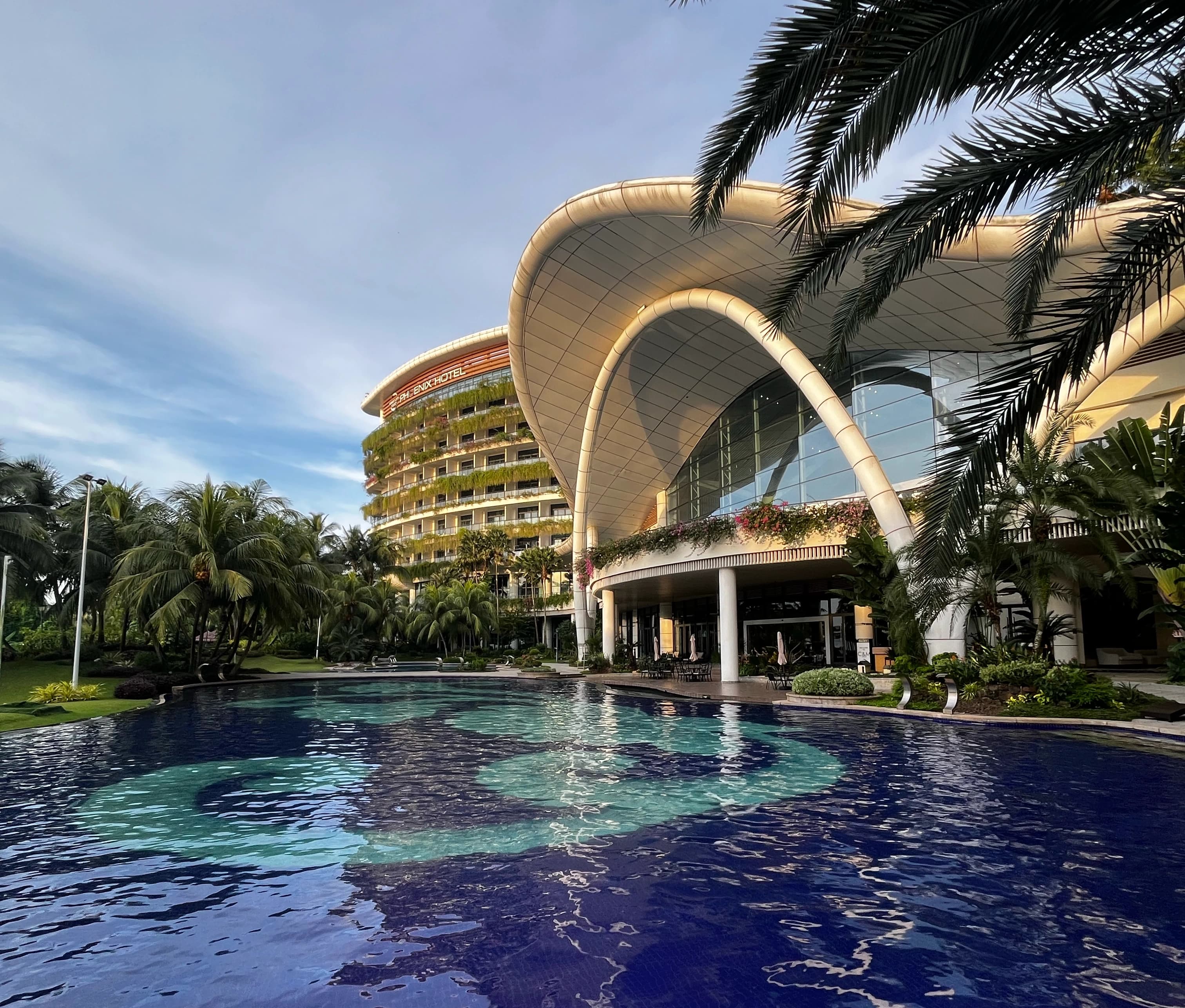 Forest city from the road