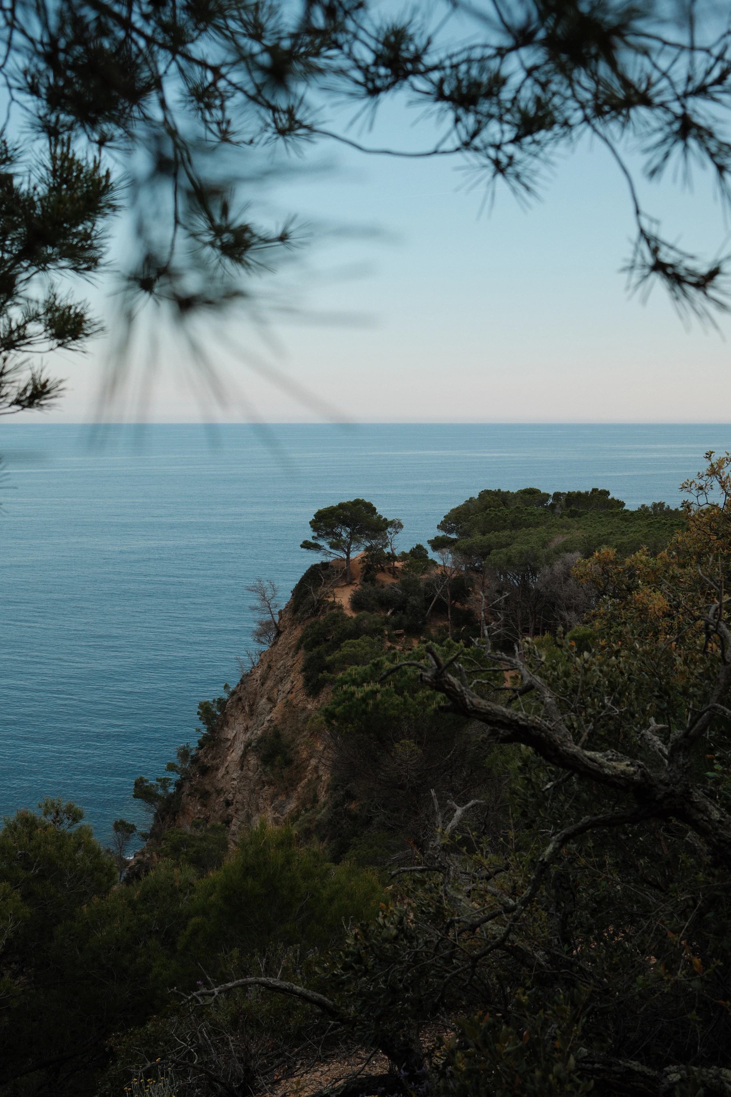 A cliff that pretends to be the end of the world.
