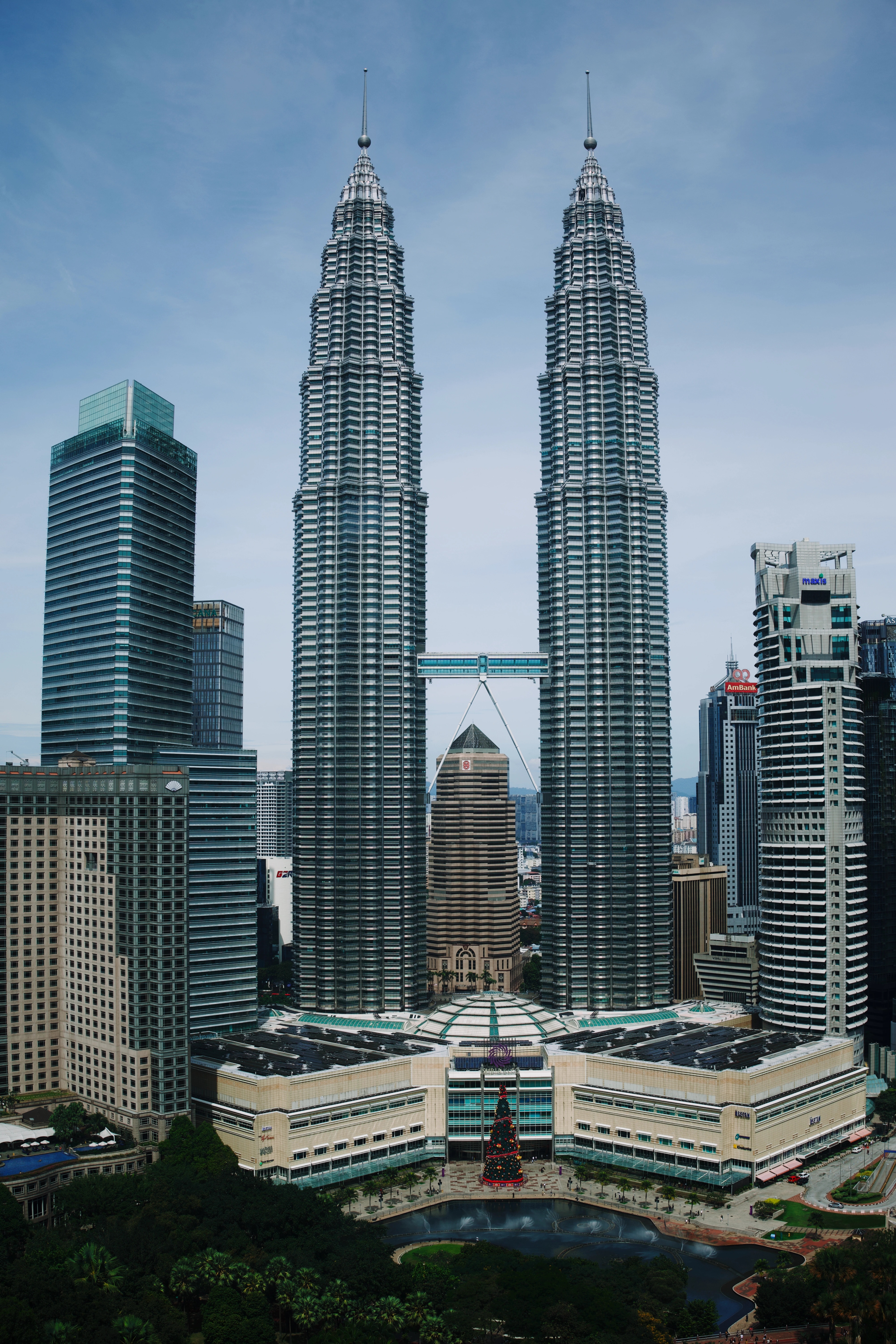 The Petronas Towers from a hotel where I sneaked in